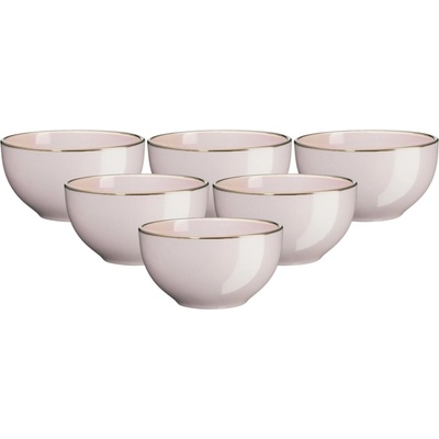 Mäser Polievkovámiska Metallic RIM Pink 18,6 cm 6 ks