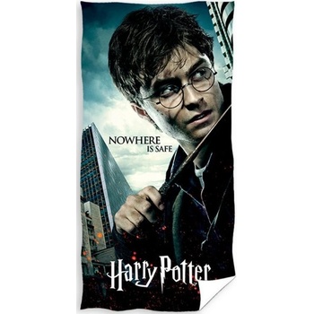 Carbotex dětská osuška 70 × 140 cm Harry Potter nebezpečí číhá všude