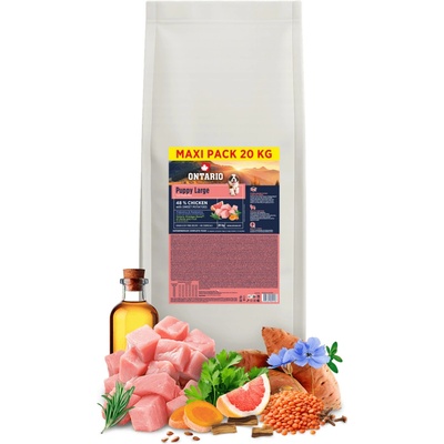 Ontario Puppy Large Chicken & Sweet Potatoes 20 kg