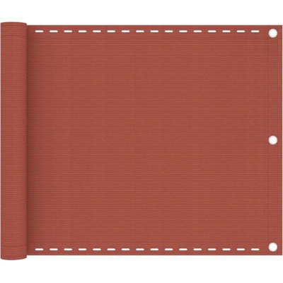 Greatstore Balkonová zástěna cihlová 75 x 600 cm HDPE