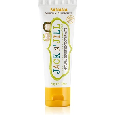 Jack N' Jill Natural натурална детска паста за зъби вкус Banana 50 гр