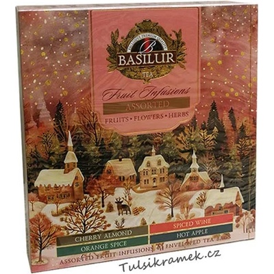 BASILUR Christmas Fruit Assorted přebal 40 sáčků