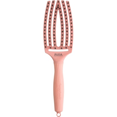 Olivia Garden Finger Brush masážna 6 radová kefa na vlasy Clay