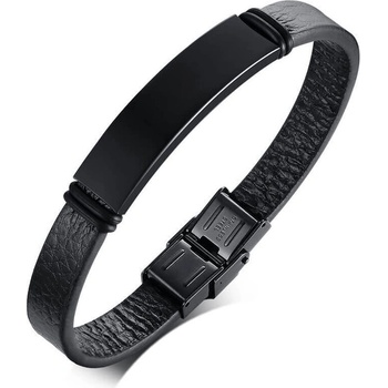 Talitha Кожена гривна с плочка за гравиране