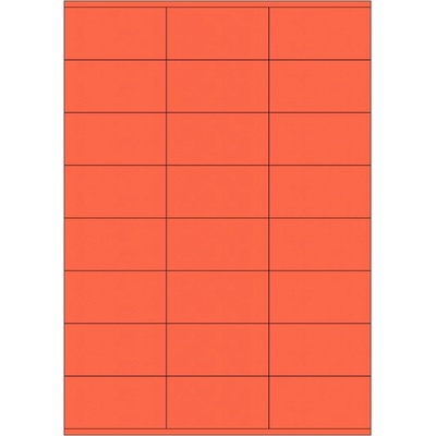 Print etikety 70x36mm červené