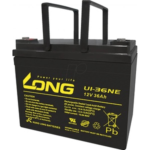 Long Акумулаторна батерия Long U1-36NE, 12V 36Ah, за UPS, 131x159x197 mm (U1-36NE)