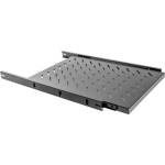 Lanberg Аксесоар Lanberg 19" sliding shelf 1U / 465x750mm, max load capacity up to 60kg, black (AK-1011-B)