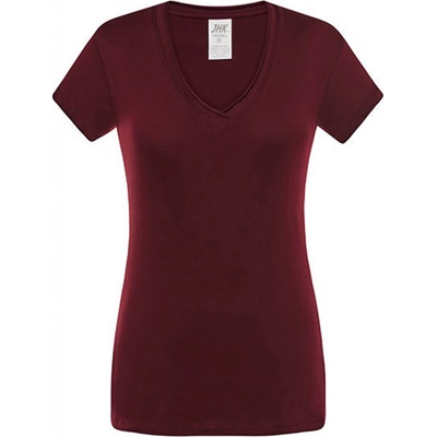 Dámské V-Neck Sicilia bordó