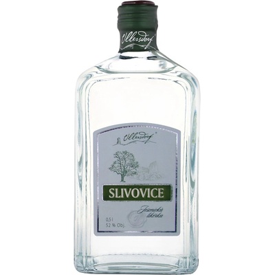 Ullersdorf Slivovice 52% 0,5 l (holá láhev)