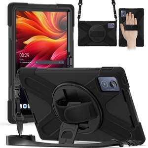 Lenovo Защитен калъф Lenovo Tab K11 Plus със стойка, 360° ротация- Защитени ъгли, Ремък за рамо, TPU+PC, Вкл. Протектор, 4 Цвята