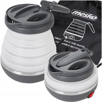 Mesko MS 1375 Сгъваем пътен чайник 0, 6 L силикон сив (MS 1375)