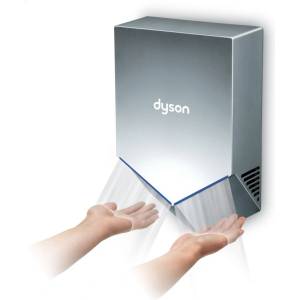 Dyson Сешоар за ръце Dyson Airblade V Quiet - никел (HU02)