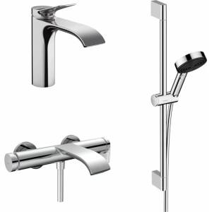 Hansgrohe Комплект за мивка, вана и душ Hansgrohe Vivenis хром (HansgrohePack3)