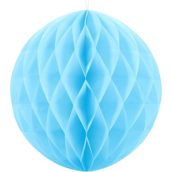 PartyDeco Хартиена Топка за Декорация, Небесносиня, 30 см