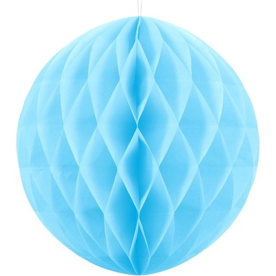 PartyDeco Хартиена Топка за Декорация, Небесносиня, 30 см