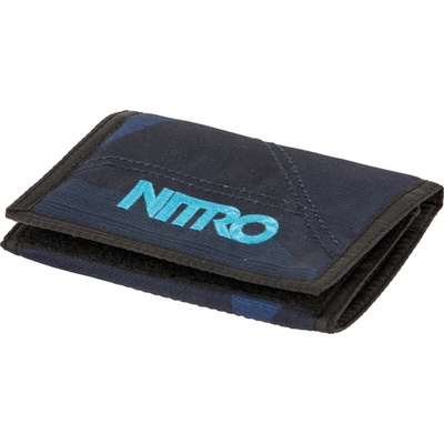 NITRO peneženka WALLET fragments blue