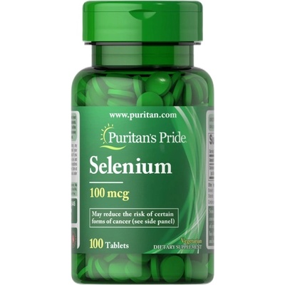 Puritan's Pride High Potency Selenium 200 mcg [100 Таблетки]