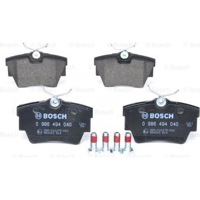 BOSCH Sada brzdových platničiek kotúčovej brzdy 0986494040