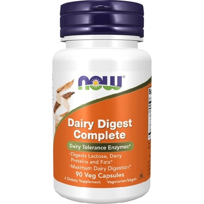 NOW NOW Dairy Digest Complete, 90 Veg Capsules