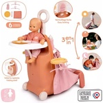Smoby Baby Nurse: 3 в 1 бебешки център с колелца куфар (7600220392)