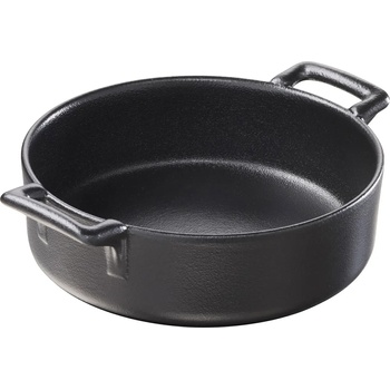 Revol Тава за фурна BELLE CUISINE 18, 5 cм, кръгла, матово черна, порцелан, REVOL (RV642081)