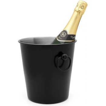 Leopold Vienna Охладител за шампанско 23 см, черен, неръждаема стомана, Leopold Vienna (LV213008)