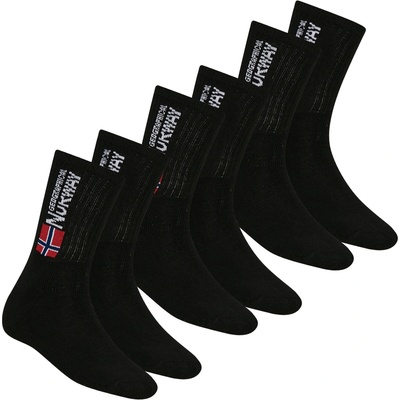 Geographical Norway Чорапи Geographical Norway Men Sports Socks 3 Pairs black