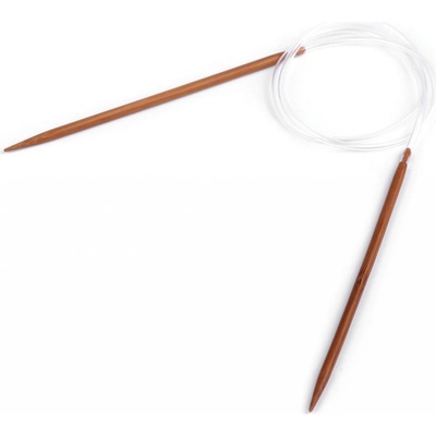 Kruhové jehlice bambusové č. 3; 3,5; 4; 4,5; 5; 5,5; 6; 6,5; 7; 8 Velikost: 4,5mm