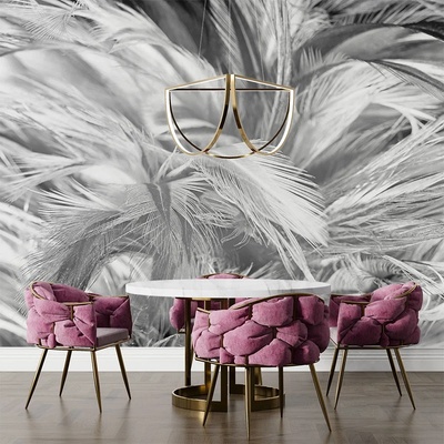 Art gift Фототапет сребърни пера