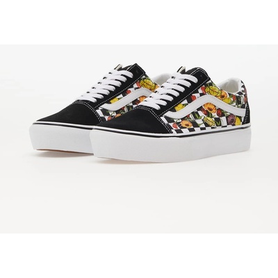 Vans Old Skool Platform Poppy Checkerboard black