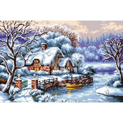 Milena Style Диамантен гоблен " Зимна тишина"