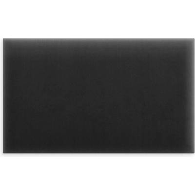Čalouněný nástěnný panel Magic Velvet Intesi, černý, 90 × 30 cm