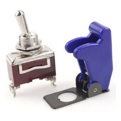 Kryt výklopný na páčkový vypínač modrý