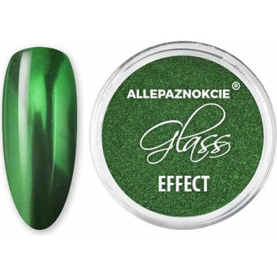 Leštiaci pigment na nechty Glass Green 9