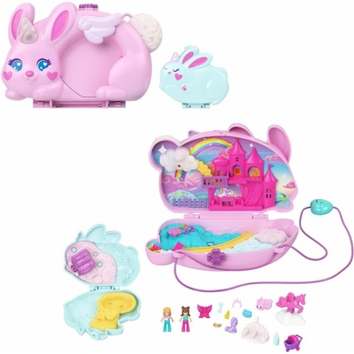 Polly Pocket Mattel Pocketka RŮŽOVÝ KRÁLÍČEK mJFT88