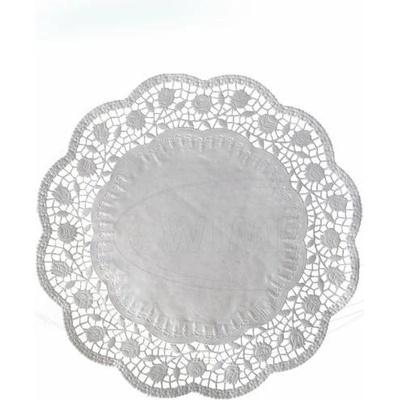 Dekorativní krajky kulaté průměr 24 cm [100 ks]