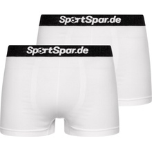 SportSpar boxerky 2 Pack biele