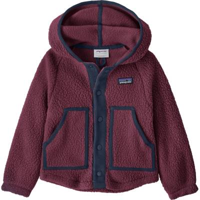 Patagonia Детско поларено яке Patagonia Kid's Baby Retro Pile Jacket Fleece jacket - Berry Fig - размер 3 Years (703-6200-0515)