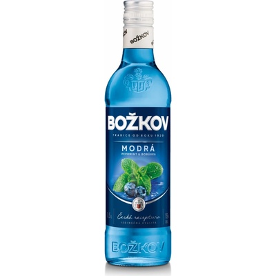Božkov Modrá 19% 0,5 l (holá láhev)
