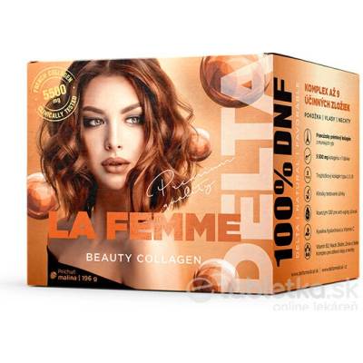 Delta La Femme Beauty Collagen 5 500 mg prášok broskyňa 196 g