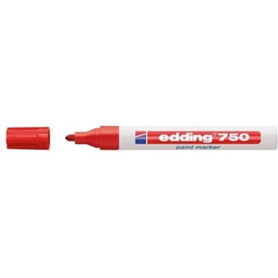 edding Paint маркер Edding 750 Объл връх 2-4 mm Червен (703024-08)