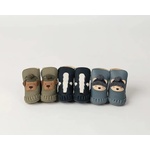 Donsje обувки за бебе от набук Junus Booties Terrier (1041805)