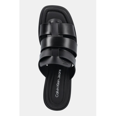 Calvin Klein Jeans Чехли Calvin Klein Jeans HEEL SQUARE MG LTH (YW0YW01702)