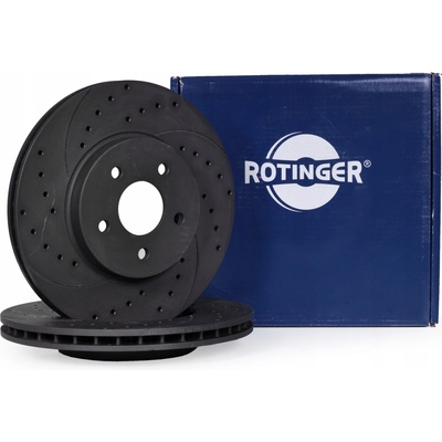 Brzdový kotúč ROTINGER GRAPHITE DRILLED & SLOTTED PLUS RT 2798-GL T5