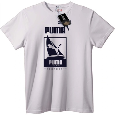 NOONEBRAND Тениска Puma Logo черна - M, Black