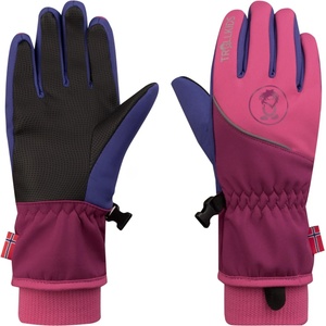 Trollkids Детски ръкавици Trollkids Kid's Trolltunga Glove - Light Magenta / Bright Berry - размер 7 (202-3092-1315)
