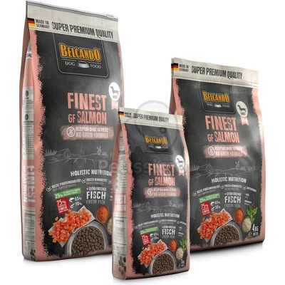 BELCANDO Finest Grain-Free Salmon - Най-вкусната беззърнестта храна за кучета със Съомга 12, 5 кг