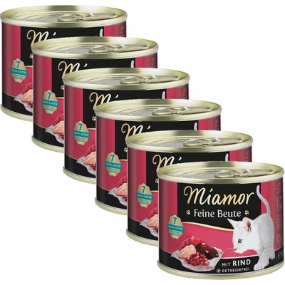 Miamor Feine Beute s hovädzím 6 x 185 g