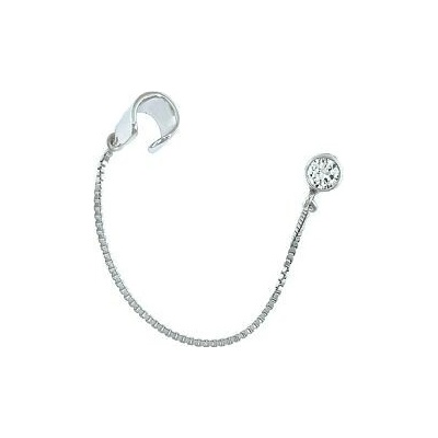 INFINITYSILVER Stříbrná náušnice se záušnicí 436412