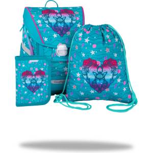 COOLPACK Ученическа раница с аксесоари CoolPack Primo Ultra Base SEAFISH